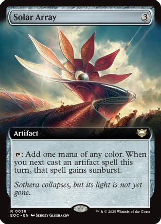 Solar Array (Extended Art) |  (038) [Commander: Edge of Eternities]