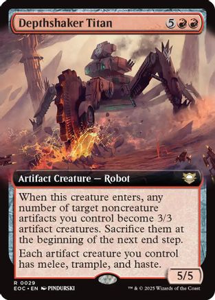 Depthshaker Titan (Extended Art) |  (029) [Commander: Edge of Eternities]