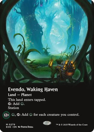 Evendo, Waking Haven (Borderless) |  Foil (279) [Edge of Eternities]