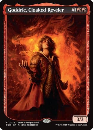 Goddric, Cloaked Reveler |  (038) [Game Day & Store Championship Promos]