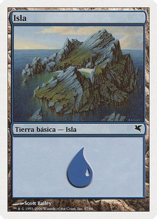Island (Spanish) - "Isla" (E57) |  (E57) [Magic Encyclopedia 2005 (Salvat/Hachette)]
