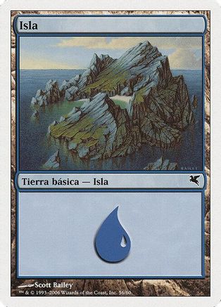 Island (Spanish) - "Isla" (H56) |  (H56) [Magic Encyclopedia 2005 (Salvat/Hachette)]