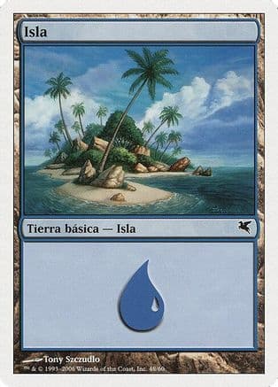 Island (Spanish) - "Isla" (H48) |  (H48) [Magic Encyclopedia 2005 (Salvat/Hachette)]