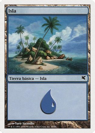 Island (Spanish) - "Isla" (G48) |  (G48) [Magic Encyclopedia 2005 (Salvat/Hachette)]