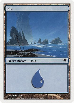 Island (Spanish) - "Isla" (E46) |  (E46) [Magic Encyclopedia 2005 (Salvat/Hachette)]