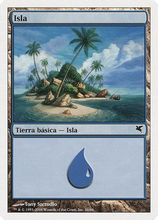 Island (Spanish) - "Isla" (H36) |  (H36) [Magic Encyclopedia 2005 (Salvat/Hachette)]
