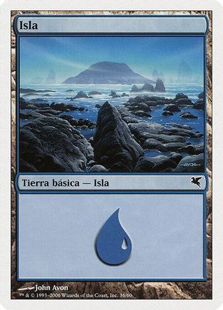 Island (Spanish) - "Isla" (G36) |  (G36) [Magic Encyclopedia 2005 (Salvat/Hachette)]