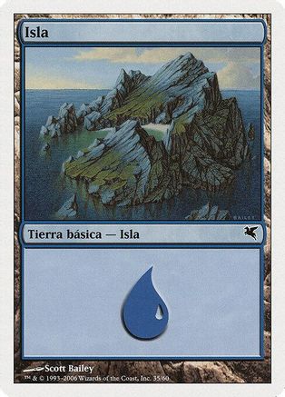 Island (Spanish) - "Isla" (G35) |  (G35) [Magic Encyclopedia 2005 (Salvat/Hachette)]