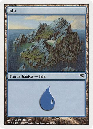 Island (Spanish) - "Isla" (H33) |  (H33) [Magic Encyclopedia 2005 (Salvat/Hachette)]