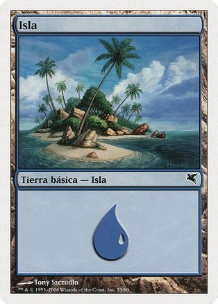 Island (Spanish) - "Isla" (E33) |  (E33) [Magic Encyclopedia 2005 (Salvat/Hachette)]