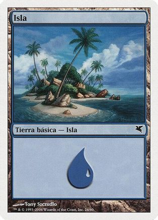 Island (Spanish) - "Isla" (G24) |  (G24) [Magic Encyclopedia 2005 (Salvat/Hachette)]