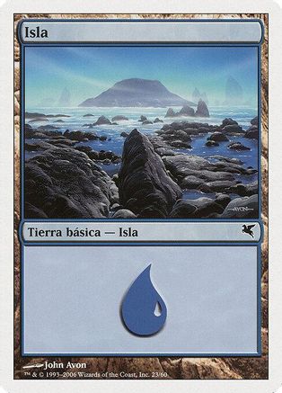 Island (Spanish) - "Isla" (H23) |  (H23) [Magic Encyclopedia 2005 (Salvat/Hachette)]