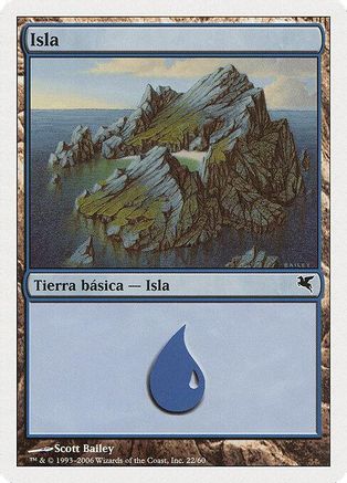 Island (Spanish) - "Isla" (H22) |  (H22) [Magic Encyclopedia 2005 (Salvat/Hachette)]