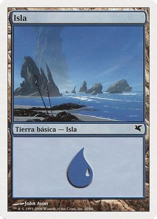 Island (Spanish) - "Isla" (H20) |  (H20) [Magic Encyclopedia 2005 (Salvat/Hachette)]