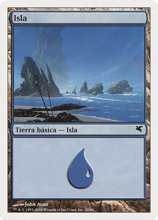Island (Spanish) - "Isla" (H20) |  (H20) [Magic Encyclopedia 2005 (Salvat/Hachette)]