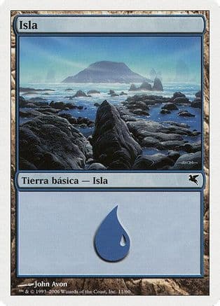 Island (Spanish) - "Isla" (G11) |  (G11) [Magic Encyclopedia 2005 (Salvat/Hachette)]