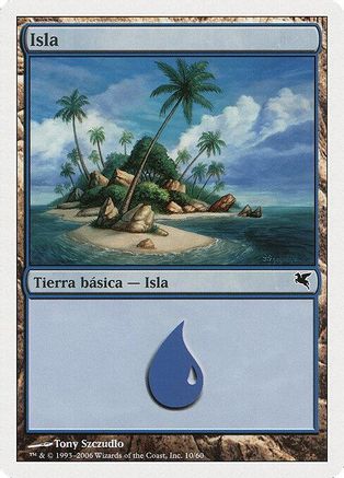 Island (Spanish) - "Isla" (E10) |  (E10) [Magic Encyclopedia 2005 (Salvat/Hachette)]