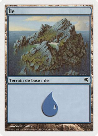 Island (French) - "Ile" (H60) |  (H60) [Magic Encyclopedia 2005 (Salvat/Hachette)]