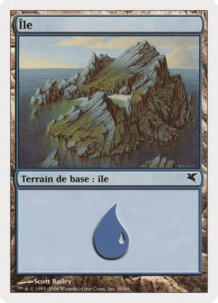 Island (French) - "Ile" (G59) |  (G59) [Magic Encyclopedia 2005 (Salvat/Hachette)]