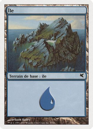 Island (French) - "Ile" (E57) |  (E57) [Magic Encyclopedia 2005 (Salvat/Hachette)]