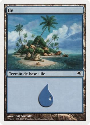 Island (French) - "Ile" (E56) |  (E56) [Magic Encyclopedia 2005 (Salvat/Hachette)]