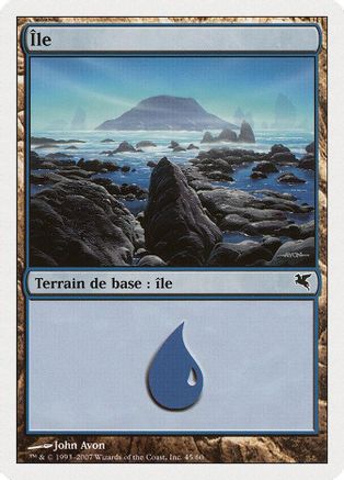 Island (French) - "Ile" (E45) |  (E45) [Magic Encyclopedia 2005 (Salvat/Hachette)]