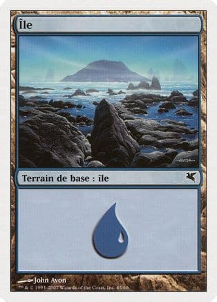 Island (French) - "Ile" (E45) |  (E45) [Magic Encyclopedia 2005 (Salvat/Hachette)]