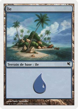 Island (French) - "Ile" (H32) |  (H32) [Magic Encyclopedia 2005 (Salvat/Hachette)]