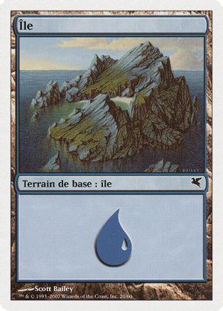Island (French) - "Ile"(E20) |  (E20) [Magic Encyclopedia 2005 (Salvat/Hachette)]