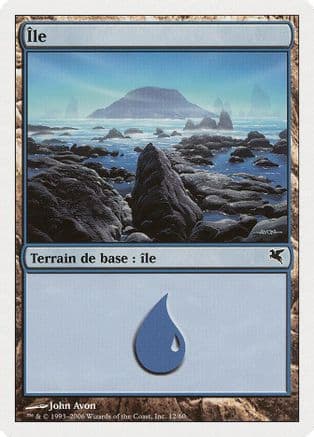 Island (French) - "Ile" (H12) |  (H12) [Magic Encyclopedia 2005 (Salvat/Hachette)]