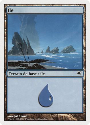 Island (French) - "Ile" (G12) |  (G12) [Magic Encyclopedia 2005 (Salvat/Hachette)]