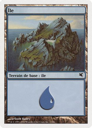 Island (French) - "Ile" (H11) |  (H11) [Magic Encyclopedia 2005 (Salvat/Hachette)]