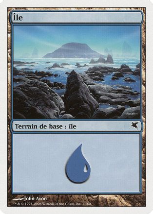 Island (French) - "Ile" (G11) |  (G11) [Magic Encyclopedia 2005 (Salvat/Hachette)]