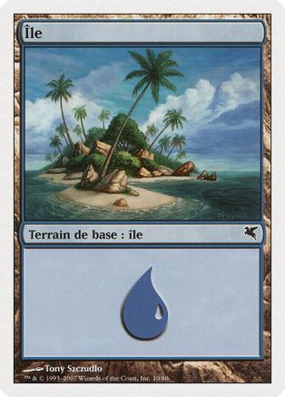 Island (French) - "Ile" (E10) |  (E10) [Magic Encyclopedia 2005 (Salvat/Hachette)]