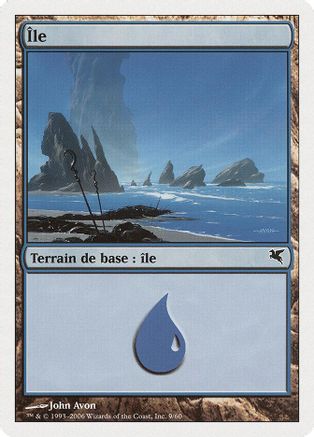 Island (French) - "Ile" (H9) |  (0H9) [Magic Encyclopedia 2005 (Salvat/Hachette)]