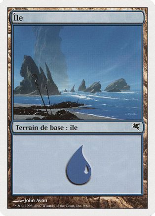 Island (French) - "Ile" (E9) |  (0E9) [Magic Encyclopedia 2005 (Salvat/Hachette)]