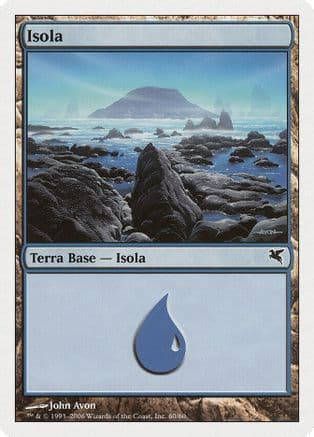 Island (Italian) - "Isola" (G60) |  (G60) [Magic Encyclopedia 2005 (Salvat/Hachette)]
