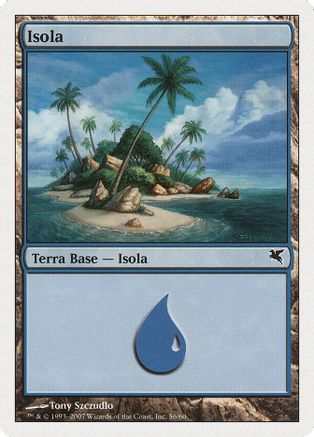 Island (Italian) - "Isola" (E56) |  (E56) [Magic Encyclopedia 2005 (Salvat/Hachette)]