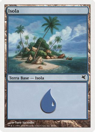 Island (Italian) - "Isola" (H48) |  (H48) [Magic Encyclopedia 2005 (Salvat/Hachette)]