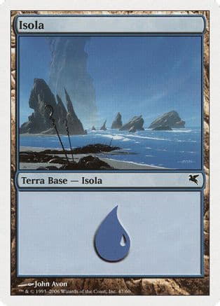 Island (Italian) - "Isola" (G47) |  (G47) [Magic Encyclopedia 2005 (Salvat/Hachette)]