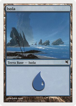 Island (Italian) - "Isola" (E46) |  (E46) [Magic Encyclopedia 2005 (Salvat/Hachette)]
