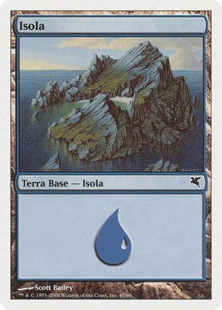 Island (Italian) - "Isola" (H45) |  (H45) [Magic Encyclopedia 2005 (Salvat/Hachette)]