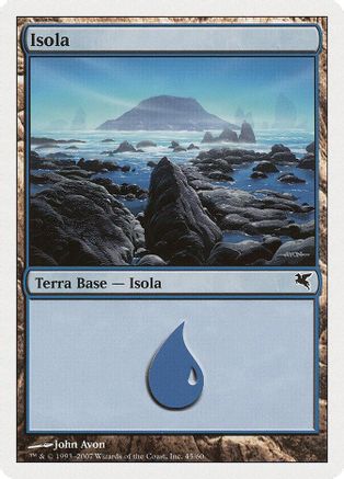 Island (Italian) - "Isola" (E45) |  (E45) [Magic Encyclopedia 2005 (Salvat/Hachette)]