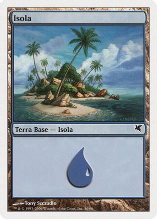 Island (Italian) - "Isola" (H36) |  (H36) [Magic Encyclopedia 2005 (Salvat/Hachette)]