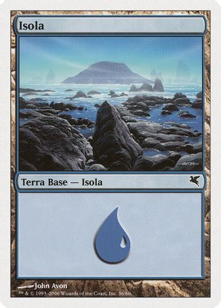 Island (Italian) - "Isola" (G36) |  (G36) [Magic Encyclopedia 2005 (Salvat/Hachette)]