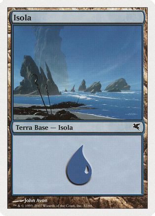 Island (Italian) - "Isola" (E32) |  (E32) [Magic Encyclopedia 2005 (Salvat/Hachette)]