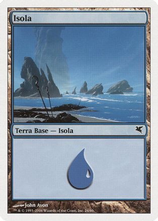 Island (Italian) - "Isola" (H24) |  (H24) [Magic Encyclopedia 2005 (Salvat/Hachette)]