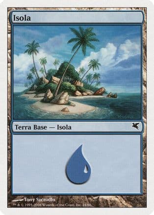 Island (Italian) - "Isola" (G24) |  (G24) [Magic Encyclopedia 2005 (Salvat/Hachette)]