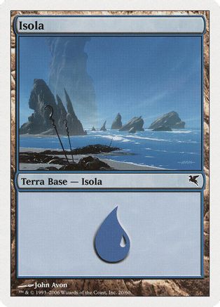 Island (Italian) - "Isola" (H20) |  (H20) [Magic Encyclopedia 2005 (Salvat/Hachette)]