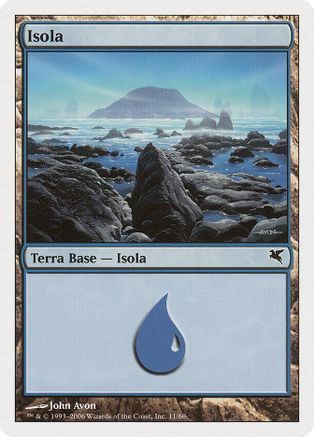 Island (Italian) - "Isola" (G11) |  (G11) [Magic Encyclopedia 2005 (Salvat/Hachette)]
